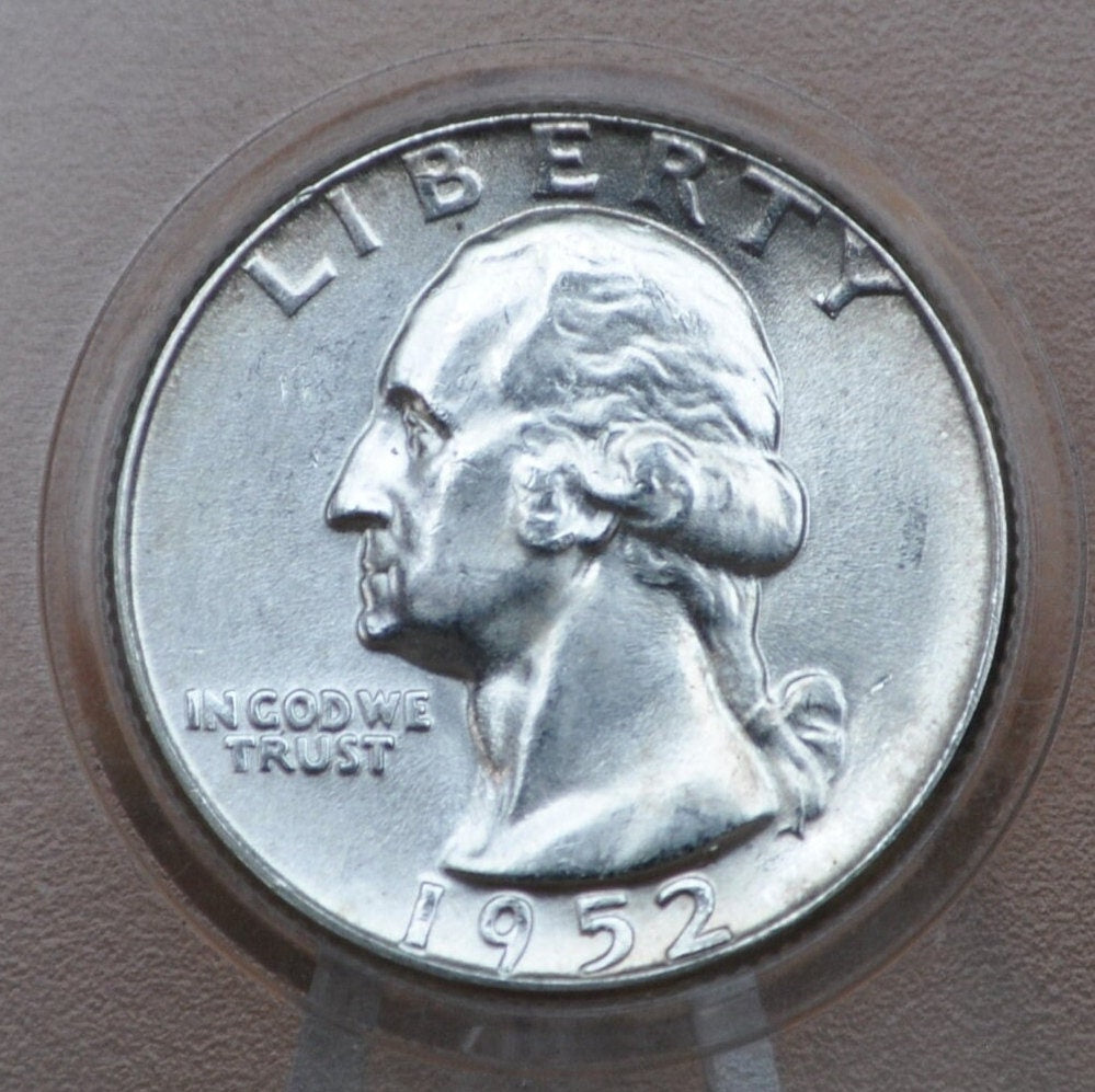 1952 P,D,S Washington Silver Quarters - Choose by Grade & Mint - Washington Quarter 1952 P Silver Quarter 1952D Quarter 1952S Washington