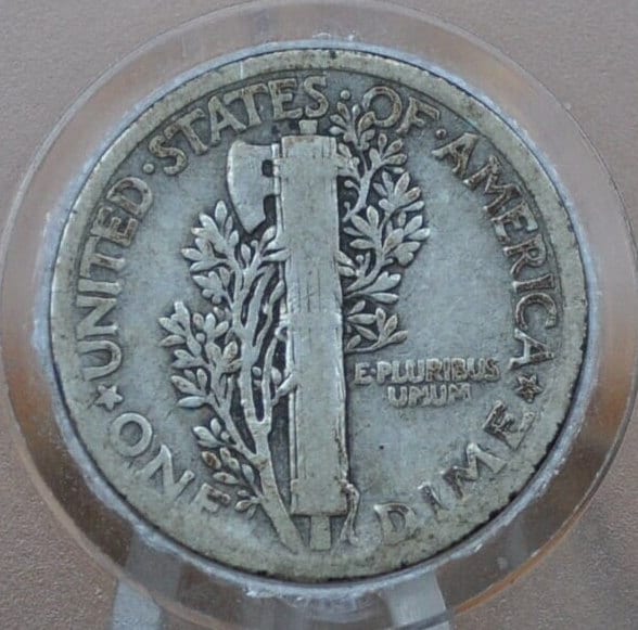 1919 Mercury Silver Dime - Choose by Grade / Condition - Philadelphia Mint - 1919 P Winged Liberty Head Silver Dime 1919 P
