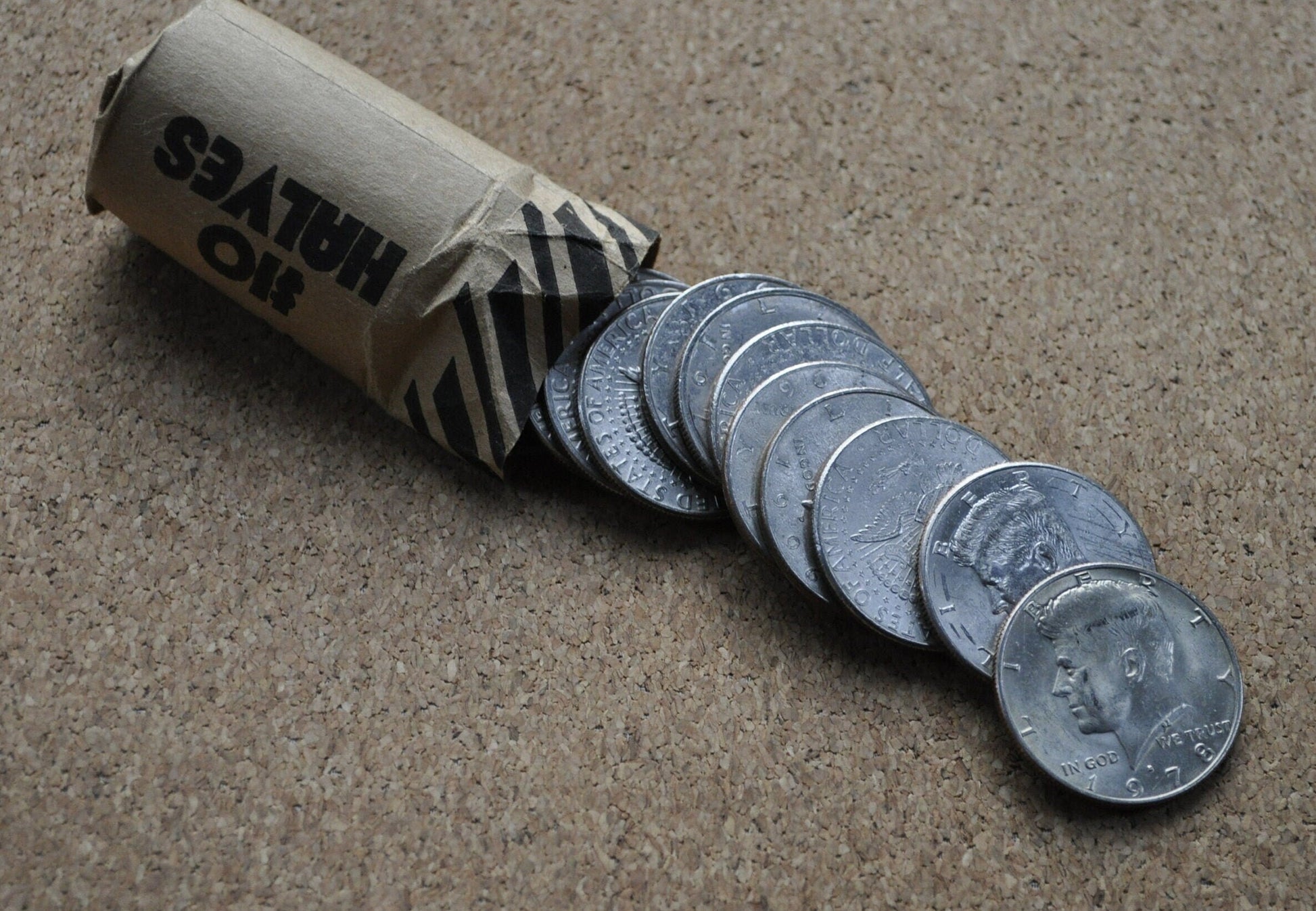 Full Roll of Kennedy Half Dollars - Mixed years and Mints - Half Dollar Coins - 1970's, 1980's, 1990's - Kennedys