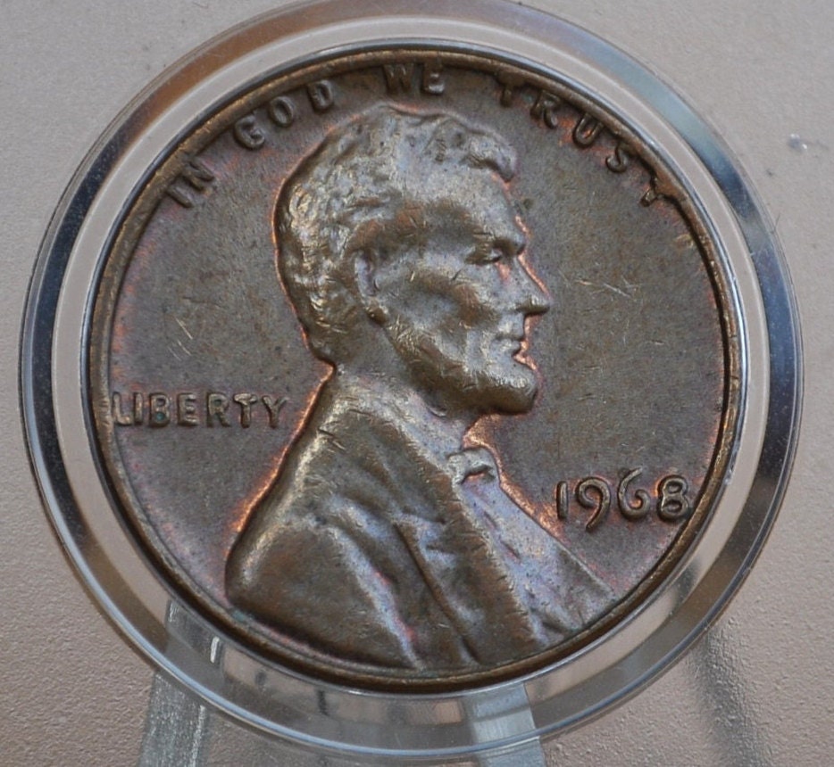 1968 P,D,S Lincoln Memorial Penny - BU - Philadelphia, Denver, San Francisco Mints - Collectible Coin - 1968 P 1968 D 1968 S Memorial Cent