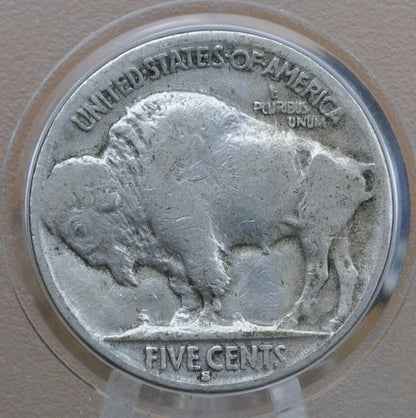 1927-S Buffalo Nickel - G-VG (Good to Very Good) Grade / Condition - 1927-S Indian Head Nickel 1927 S - San Francisco Mint