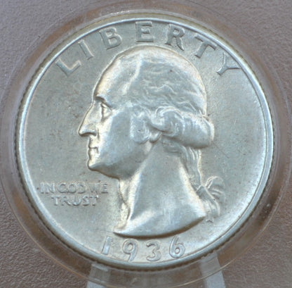 1936 Washington Quarter - Choose by Grade - Philadelphia Mint - 1936-P Washington Quarter