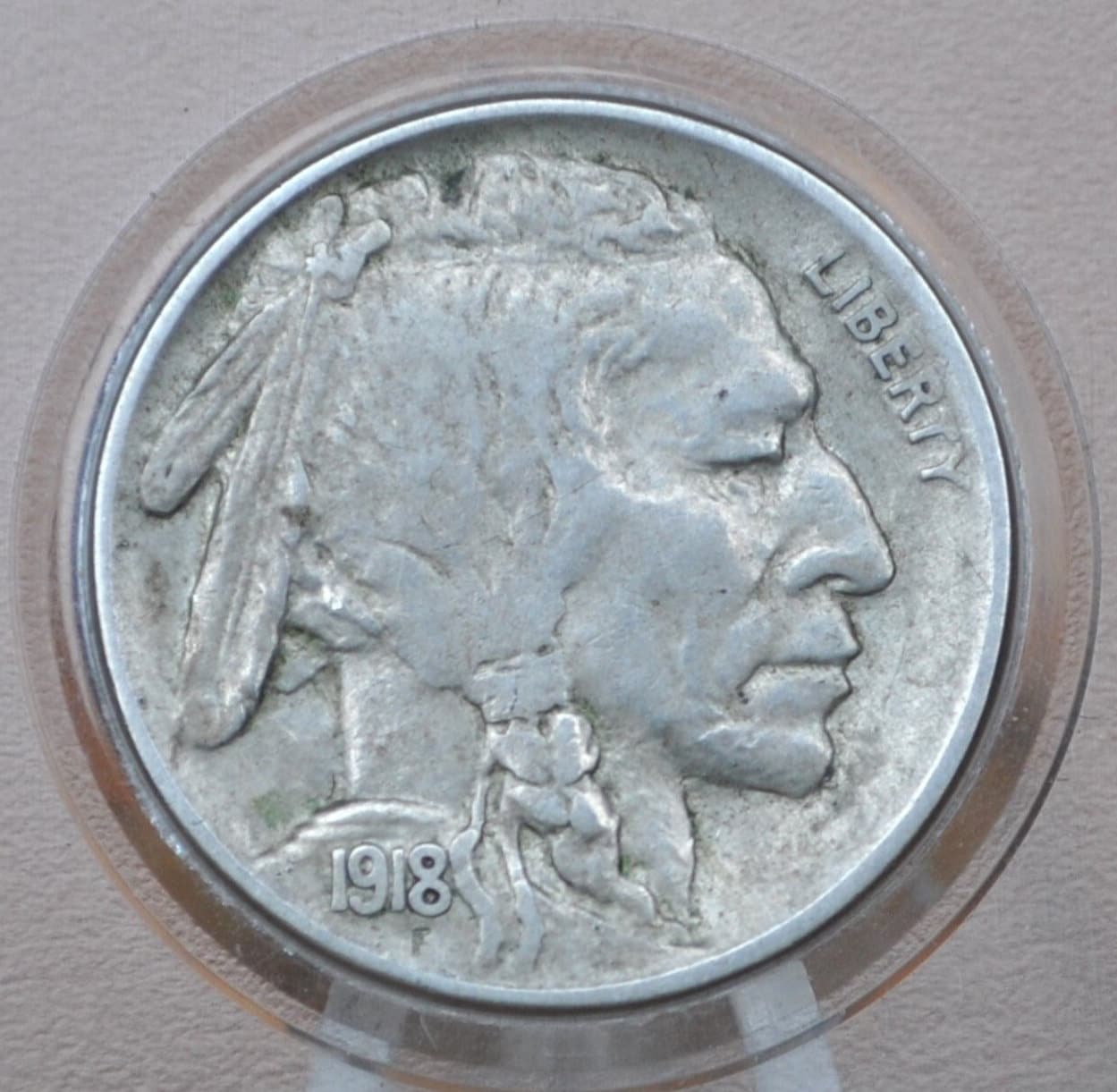 1918 Buffalo Nickel - Choose by Grade / Condition - Vintage US Coin - 1918 P Nickel - Philadelphia Mint