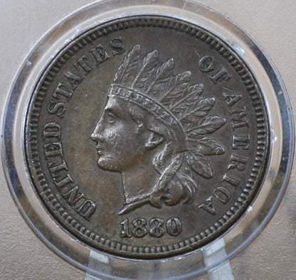 1880 Indian Head Penny - Choose by Grade / Condition - Great Date - Indian Head Cent 1880
