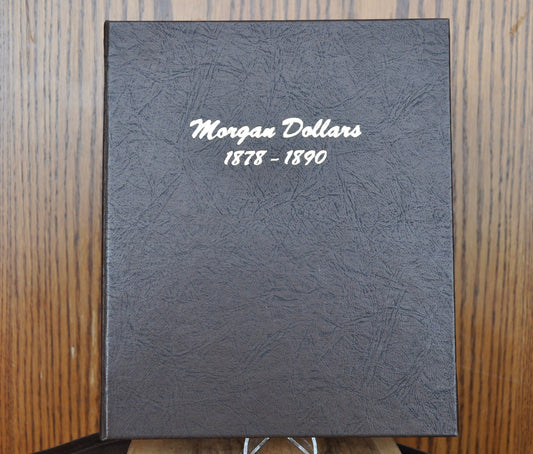 Dansco Morgan Dollar Album 1878-1890, Used, No. 7178 Morgan Silver Dollars, Dansco Album
