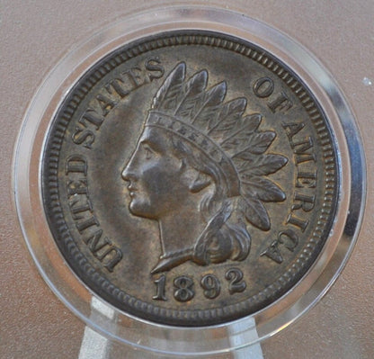 1892 Indian Head Cent - Choose by Grade G-XF (Good to Extremely Fine) Grade / Condition - Good Date - 1892 Penny Indian Head Penny 1892