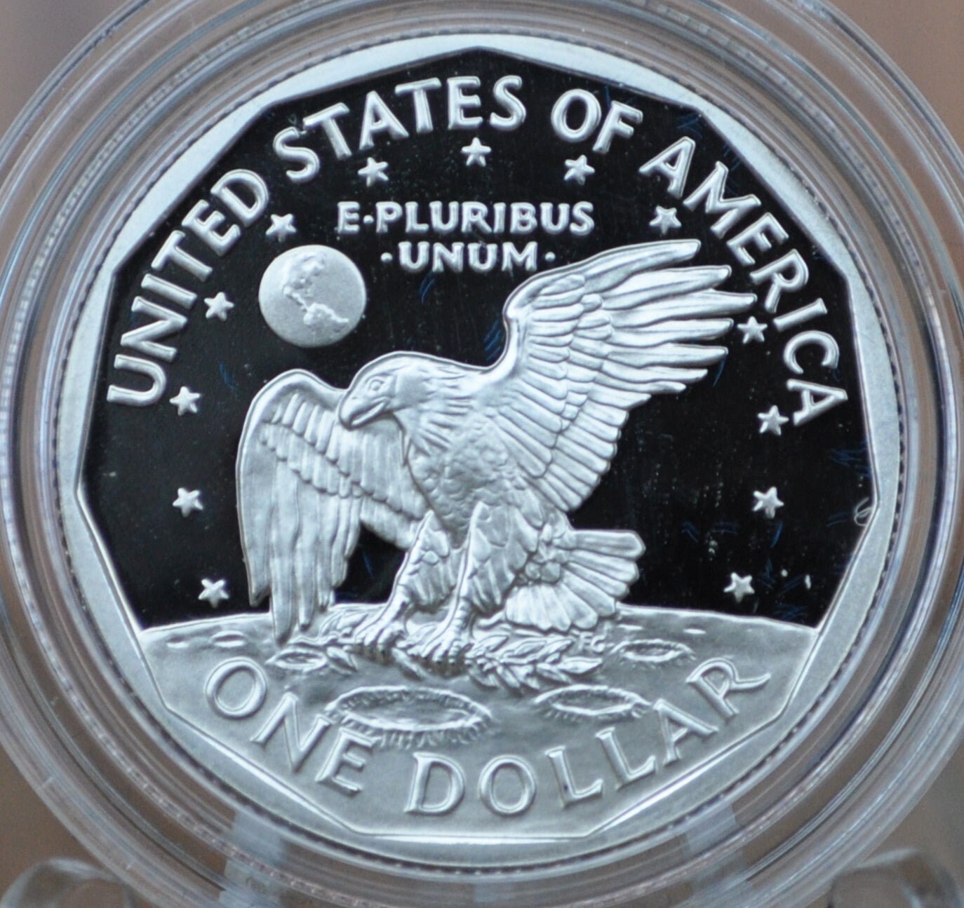 1999-P Susan B Anthony Proof Dollar - Proof Strike, In Original Mint Packaging with Certificate of Authenticity - Beautiful Proof Coin