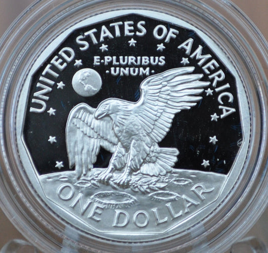 1999-P Susan B Anthony Proof Dollar - Proof Strike, In Original Mint Packaging with Certificate of Authenticity - Beautiful Proof Coin