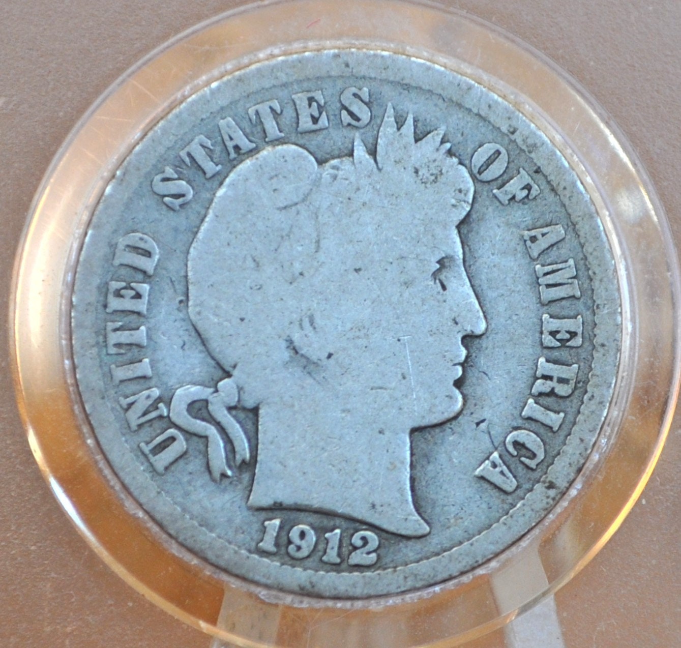 1912-D Barber Silver Dime - Choose by Grade / Condition - Denver Mint - 1912 D Barber Dime 1912 D Liberty Head Dime 1912D