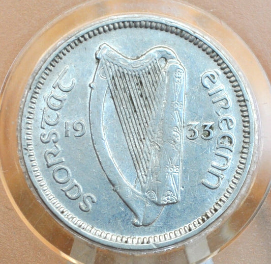 1920s+ Irish 3 Pence Coins - XF-AU Grade / Conditions - Erie 1942 Ireland 1948 3 Pence Ireland - 1942 3 Pence Coin UK 1928