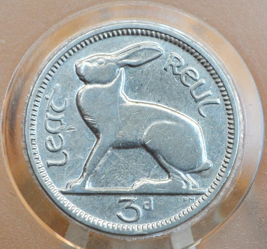 1920s+ Irish 3 Pence Coins - XF-AU Grade / Conditions - Erie 1942 Ireland 1948 3 Pence Ireland - 1942 3 Pence Coin UK 1928