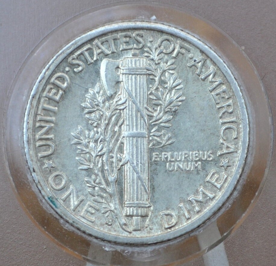 1940 Mercury Silver Dime PDS -Choose by Mint: P,D,S- XF-AU (Extremely Fine +) Grade - 1940S Silver Dime 1940D Winged Liberty Dime 1940P Dime