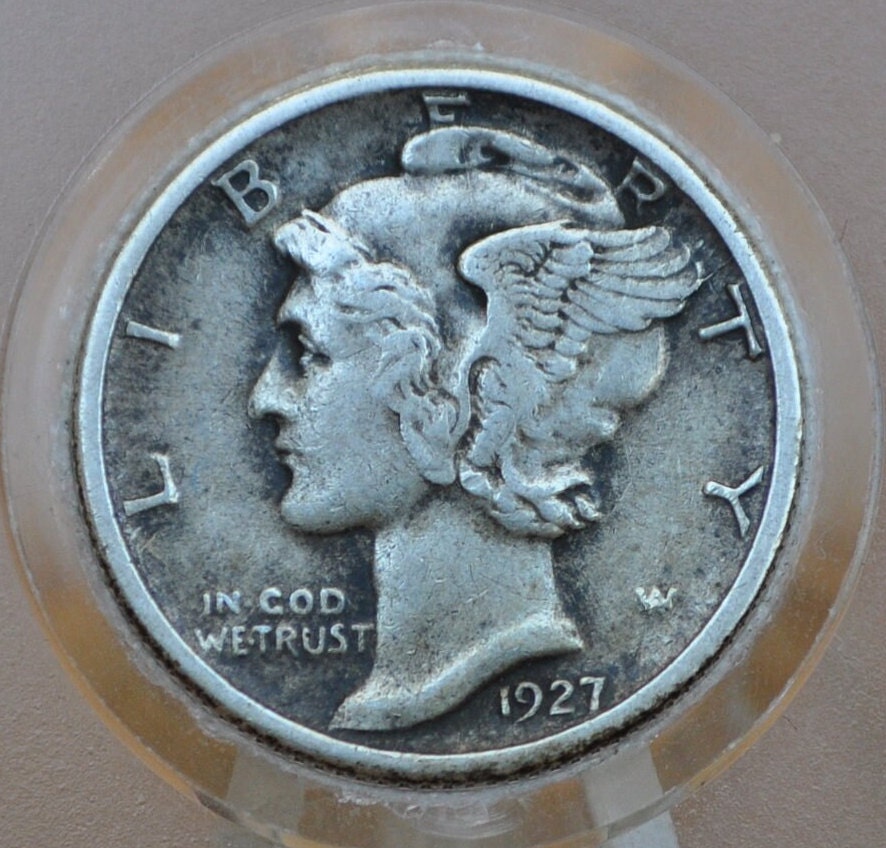 1927 Mercury Silver Dime P,D,S - Choose by Mint Mark and Grade - 1927 D Silver Dime 1927 S Dime 1927 P Winged Liberty Head Dime