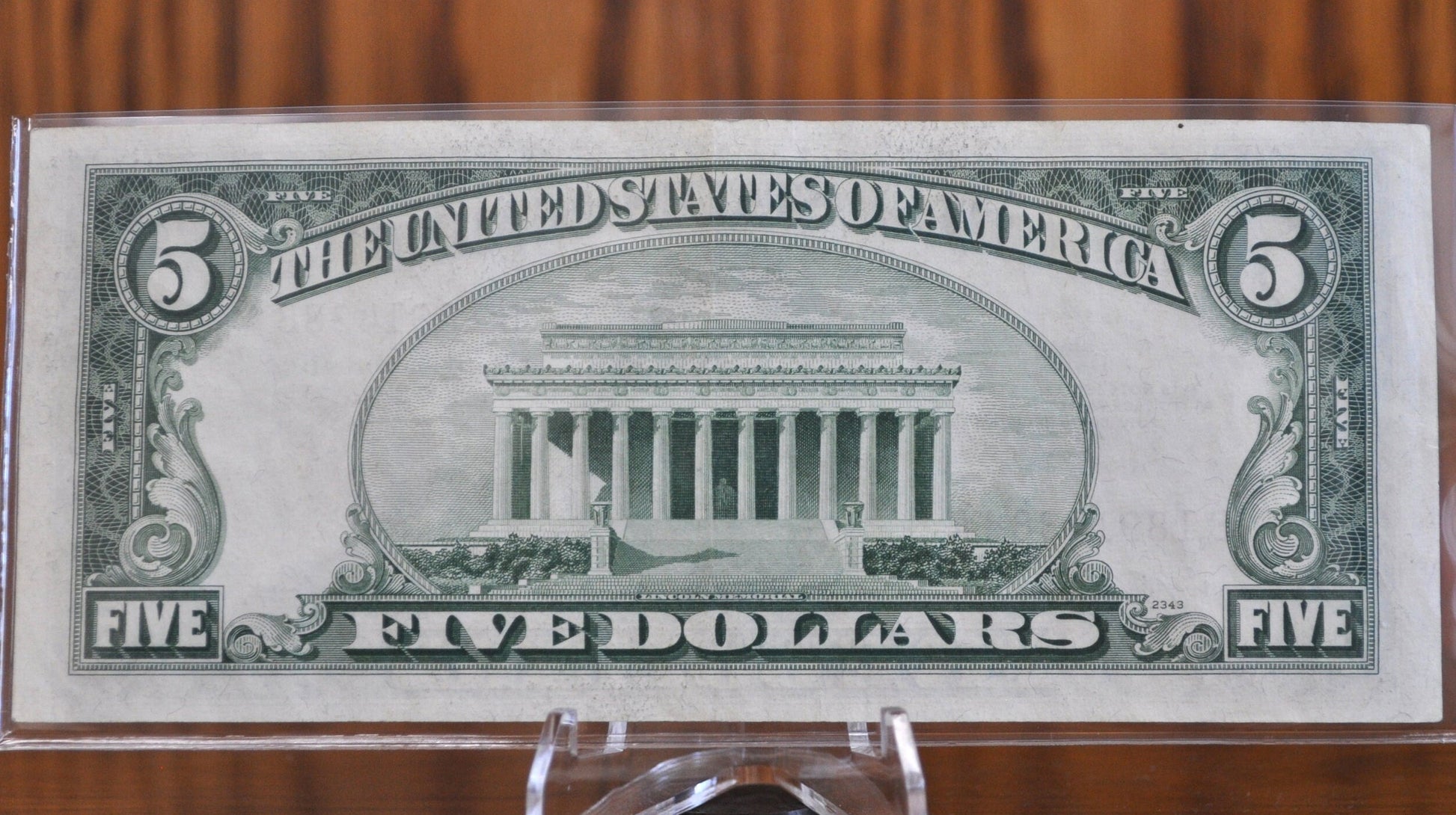 1953 Red Seal 5 Dollar Bill Fr#1532-1535 - Choose by Grade - Single Note or Series Set - 1953 Five Dollar Bill 1953, 1953A, 1953B, 1953C