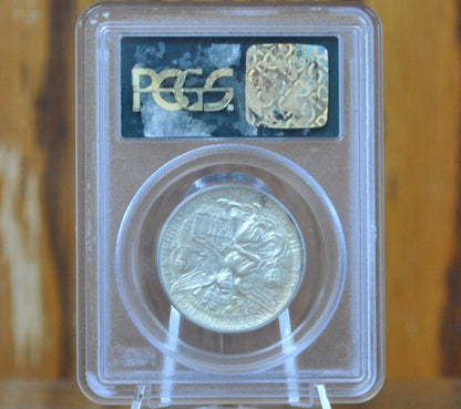 PCGS MS67 1935 Texas Silver Commemorative Half Dollar - MS67 PCGS Graded - Texas Independence Centennial Half 1935