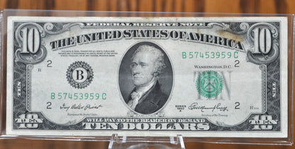 1950 10 Dollar Bill - Choose by Grade - 1950 Ten Dollar Federal Reserve Note - Fr#2010-Fr#2015B