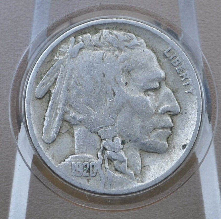 1920-D Buffalo Nickel - Choose By Grade - Denver Mint - 1920 D Indian Head Nickel 1920D - Better Date & Mint