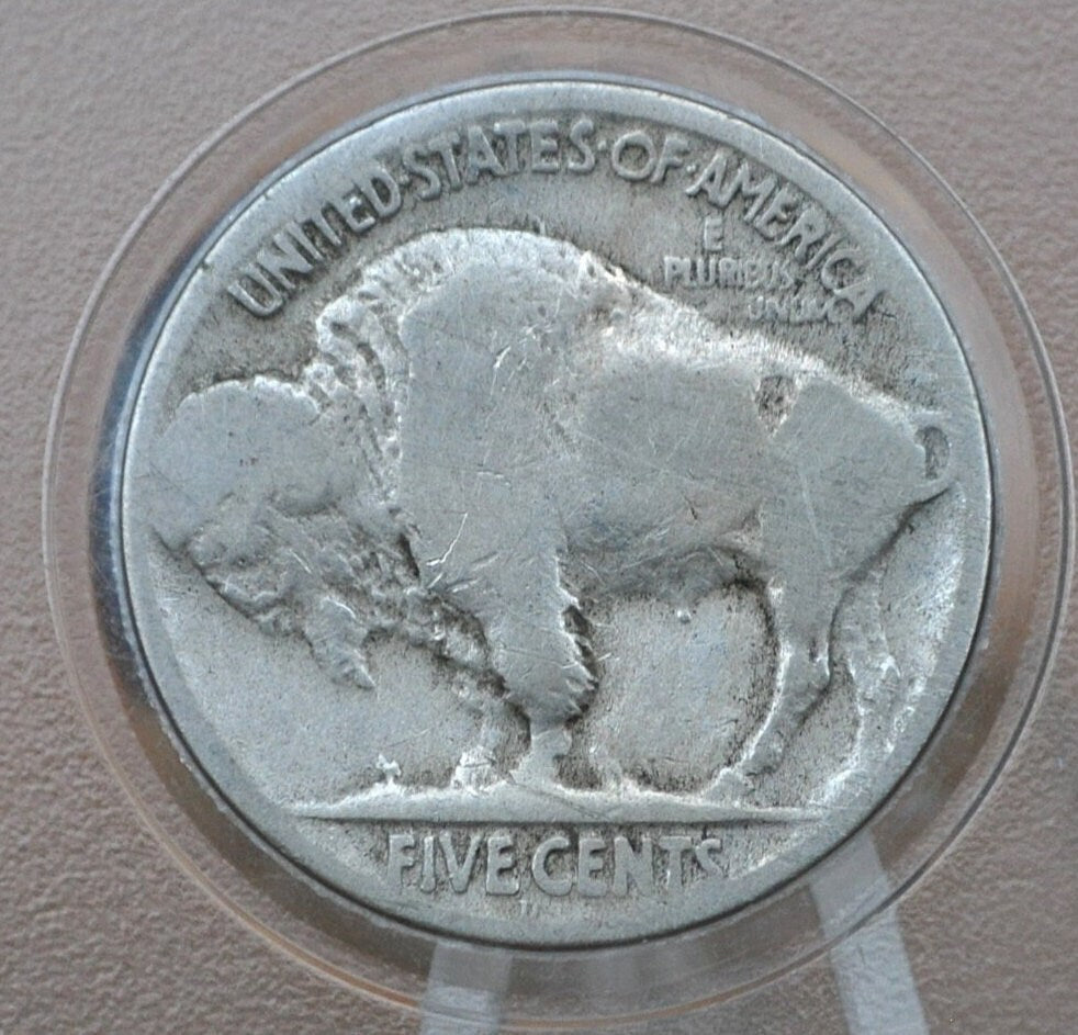 1920-D Buffalo Nickel - AG-F (About Good to Fine); Choose by Grade - Denver Mint - 1920 D Indian Head Nickel 1920D - Better Date & Mint