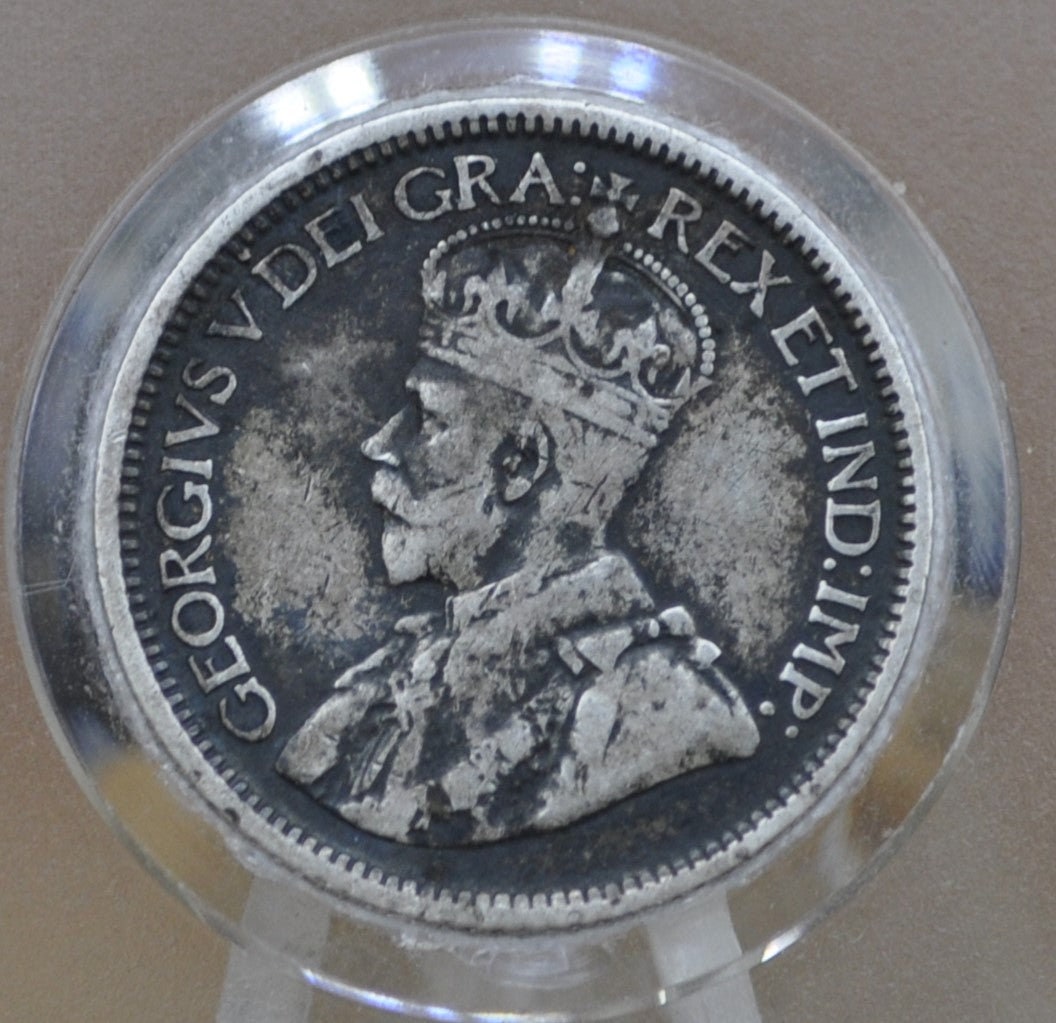 1919 Canadian Ten Cent - VF (Very Fine) Grade / Condition - King George V - 10 Cent Canada 1919 Cent - 1919 Canada Dime