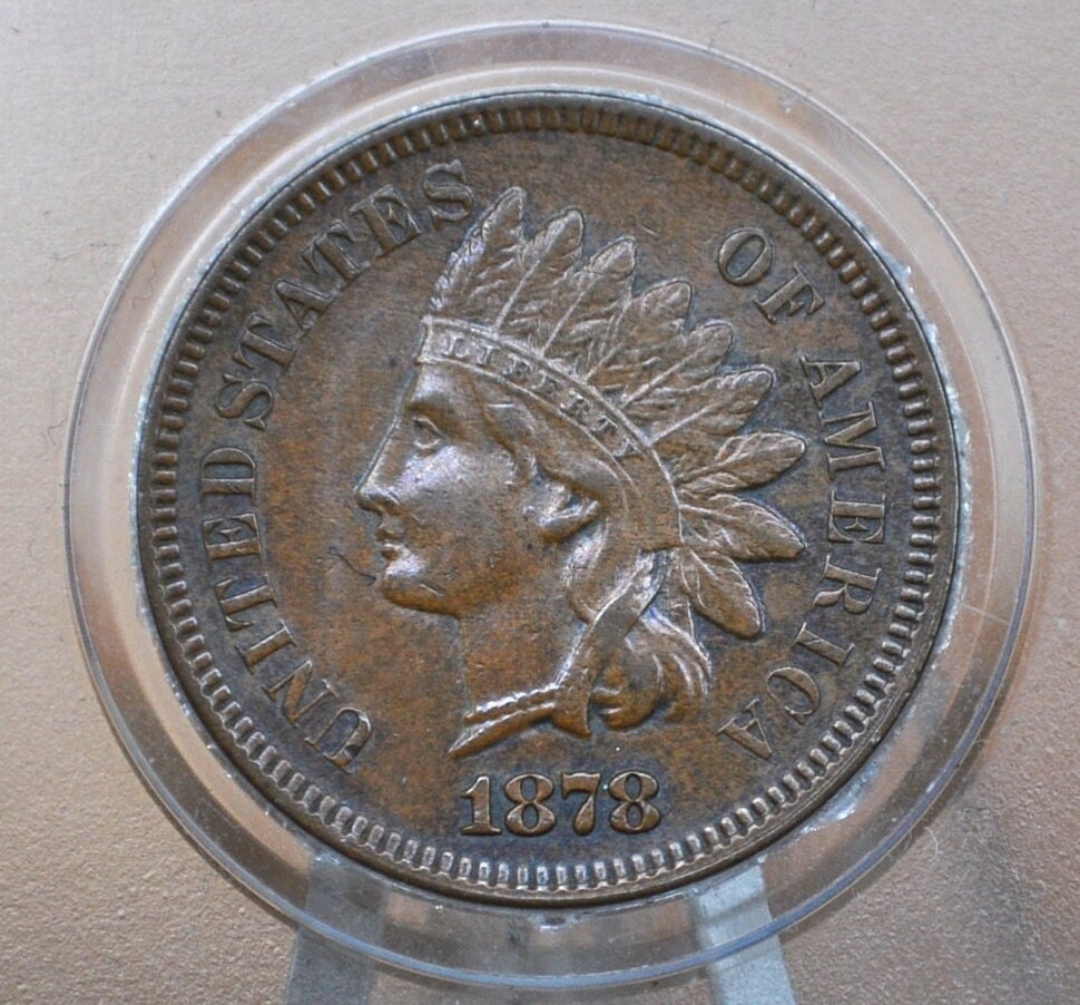 1878 Indian Head Penny - Choose by Grade - Indian Head 1878 Cent US - Good Date