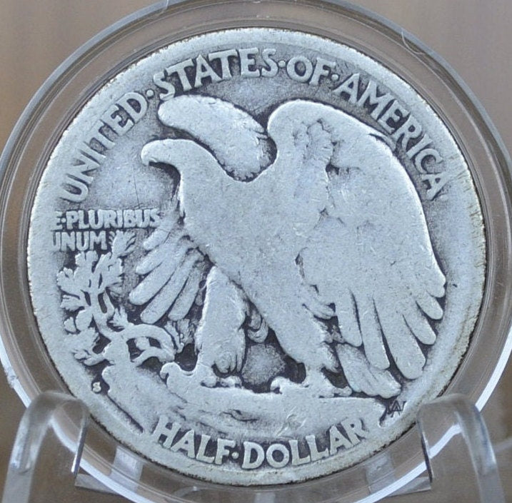 1919-S Walking Liberty Half Dollar - Choose by Grade - Silver Half Dollar - San Francisco Mint 1919 S WLH 1919 S Half Dollar