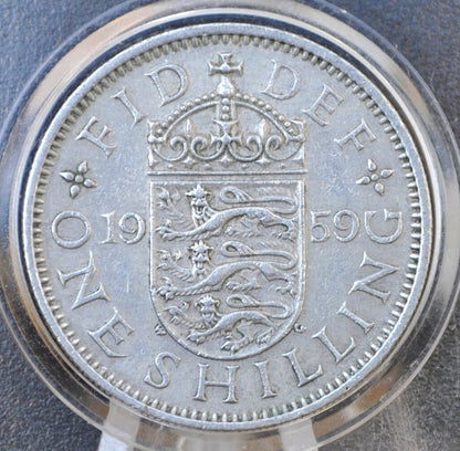 Vintage 1900s Great Britain One Shilling Coin - Choose by Coin! - Scottish and English Shields - Silver Shillings, Old Shillings