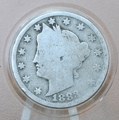1883 V Nickel WITH Cents - Rarer Variety 1883 V Nickel W/Cents - First Year - Choose By Grade / Condition - 1883 Liberty Head Nickel