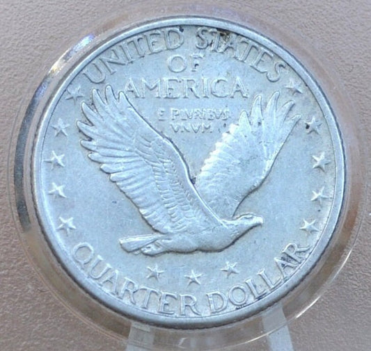1930 Standing Liberty Silver Quarter - XF45 With Luster - Philadelphia Mint - 1930 P Liberty Standing Quarter - 1930 Quarter Silver