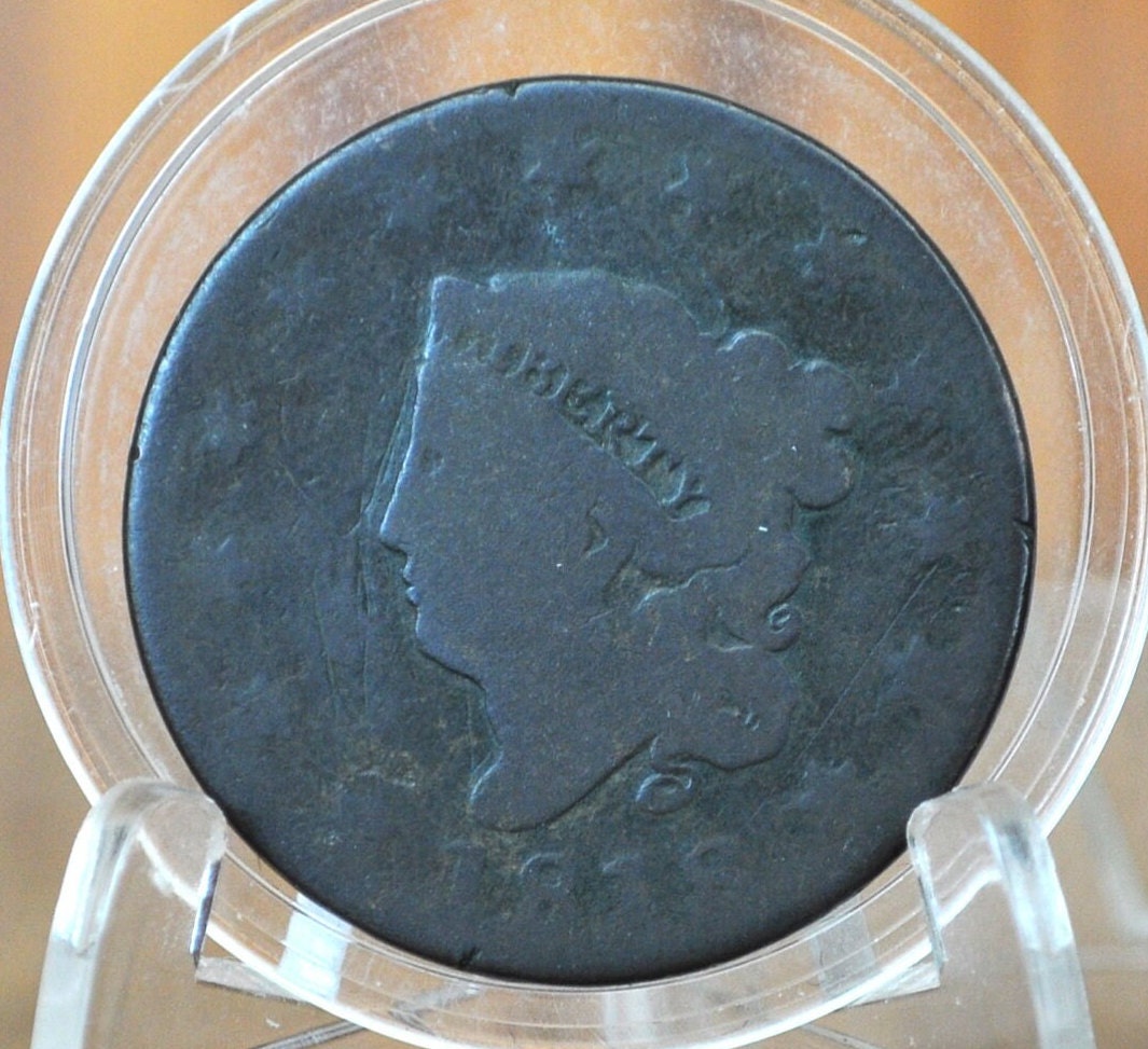 1818 Matron Head Large Cent - Choose by Condition / Grade - US Large Cent 1818 Coronet Liberty Head Cent - 1818 US Cent