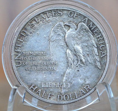 1925 Stone Mountain Silver Commemorative Half Dollar - Toned - Robert E Lee and Stonewall Jackson 1925 Half Dollar