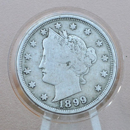 1899 Liberty Head V Nickel - Choose by Grade - Liberty Head Nickel 1899 - "V" back design