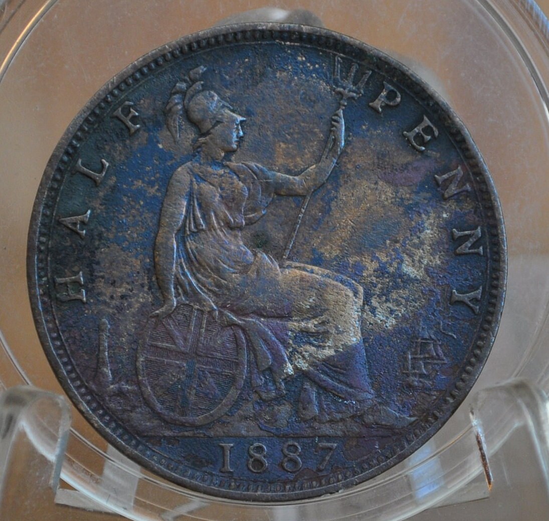 UK Half Pennies - Choose By Date - Great Britain Half Penny 1910's 20's 30s 40's 50's 60's halfpenny, ha'penny UK Coins - All F to AU Grades