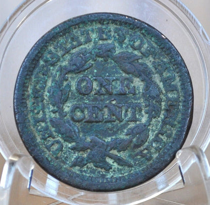 1848 Braided Hair Large Cent - Choose by Grade VG-VF - 1848 Coronet Cent - 1848 US Large Cent - Braided Hair 1839 to 1857