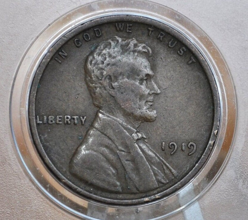 1919 Wheat Penny - Choose by Grade / Condition - 1919 P Wheat Ear Cent - Philadelphia Mint - WWI Era Coin - 1919 Lincoln Wheat Back 1919