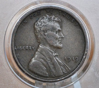 1919 Wheat Penny - Choose by Grade / Condition - 1919 P Wheat Ear Cent - Philadelphia Mint - WWI Era Coin - 1919 Lincoln Wheat Back 1919