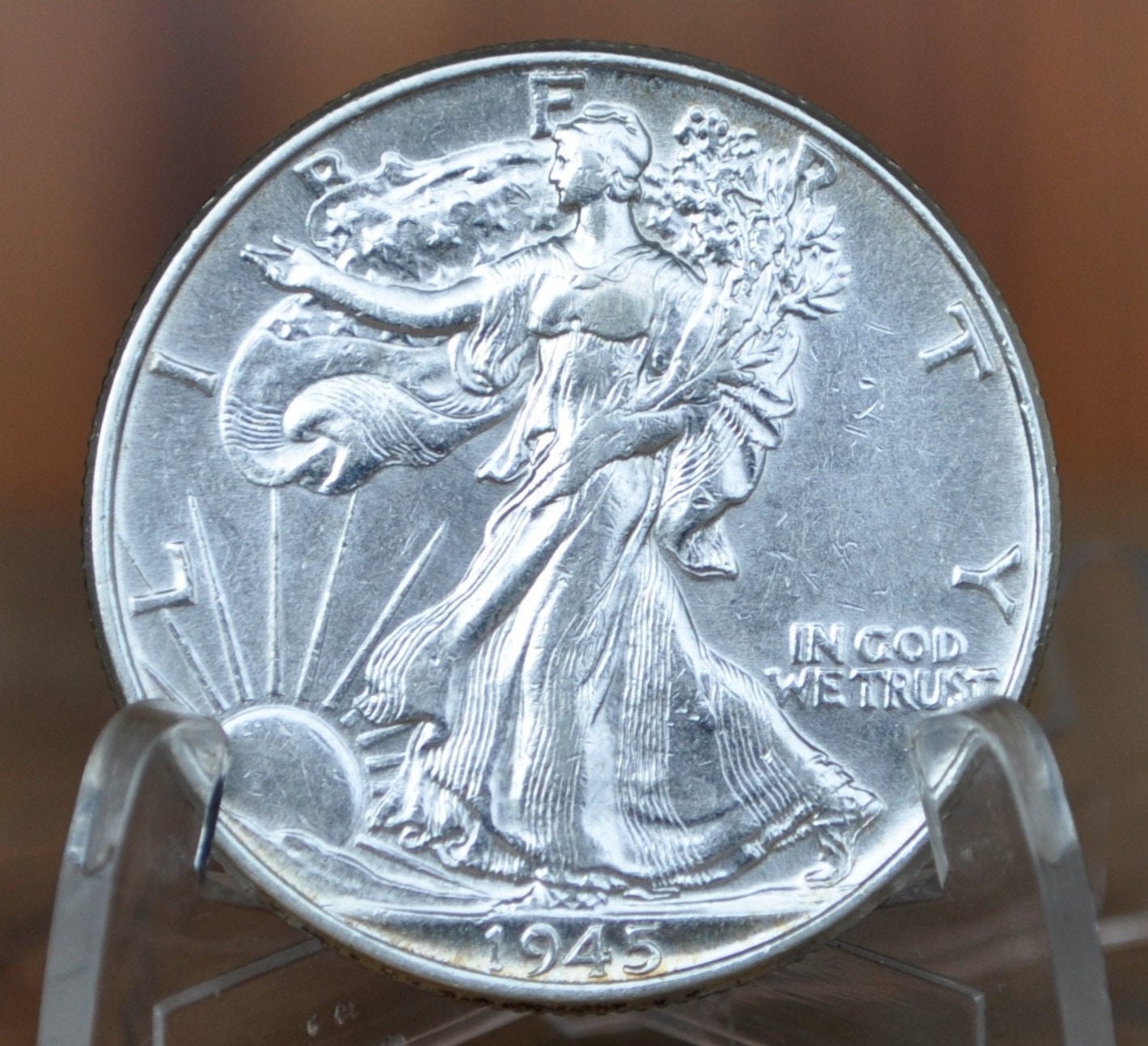1945-S Walking Liberty Silver Half Dollar - Choose by Grade - San Francisco Mint - WWII Era - 1945S Half Dollar / 1945 S