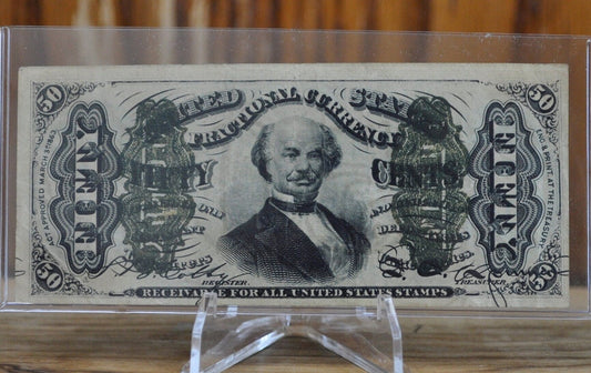 50 Cent Fractional Note Fr#1334 XF Grade / Condition - &quot;a&quot; on obverse, no surcharge, green reverse - Third Issue Fractional Note Fifty Cent