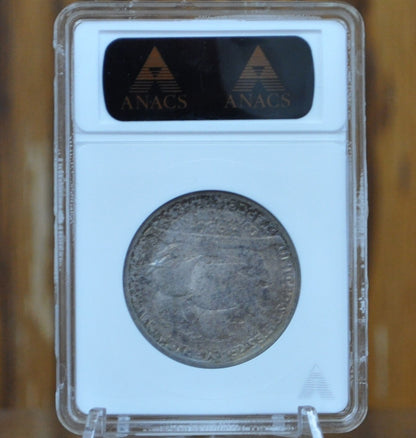 Authentic 1936 Long Island Tercentenary Silver Half Dollar - MS60+ (Uncirculated), Toned - Long Island Commemorative Half Dollar 1936