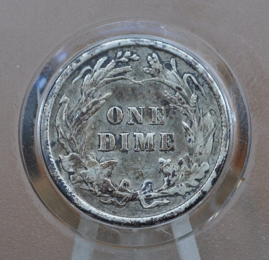 1907 Barber Silver Dime - Choose by Mint & Grade / Condition - Philadelphia Mint - 1907 Barber Dime - Silver Dimes