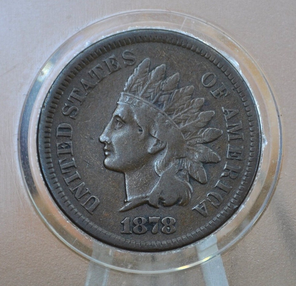 1878 Indian Head Penny - Choose by Grade - Indian Head 1878 Cent US - Good Date