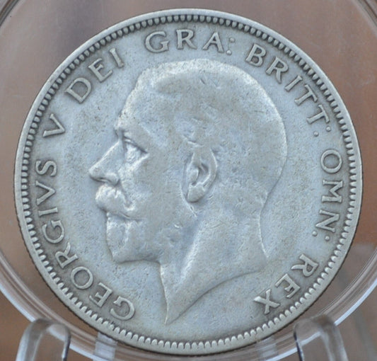 1932 Great Britain Half Crown - VF/XF - Silver 1/2 Crown 1932 United Kingdom HalfCrown Silver UK 1932 - Scarcer Date