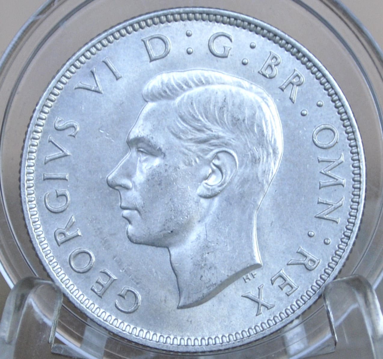 1943 Great Britain Silver Two Shillings - BU - King George VI - 2 Shilling Silver 1943 UK - 50% Silver