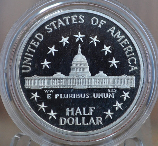 1989-S Bicentennial of the Congress Half Dollar - Proof, Clad - San Francisco Mint - 1989 Commemorative Half Dollar