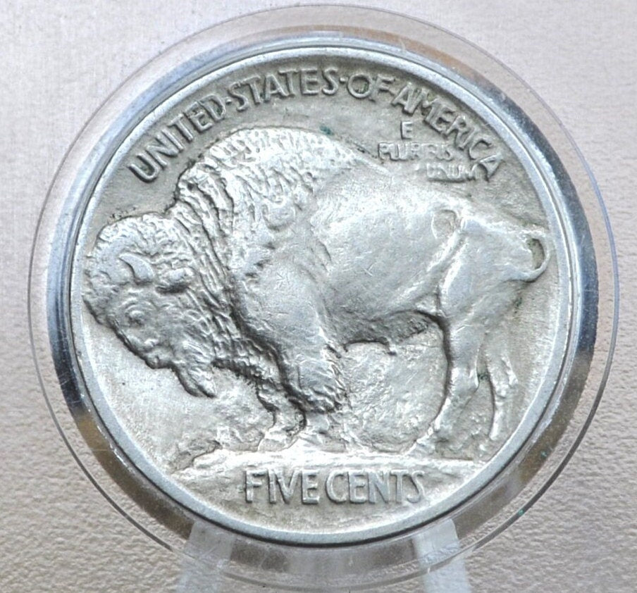 1913 Buffalo Nickel Type 1 - Choose by Grade / Condition Clear Date -Vintage US Coin First Year Made - 1913 Nickel Type One Type 1 1913