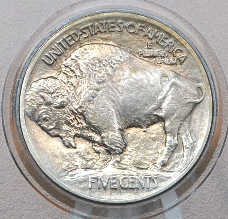 1913 Buffalo Nickel Type 1 - Choose by Grade / Condition Clear Date -Vintage US Coin First Year Made - 1913 Nickel Type One Type 1 1913