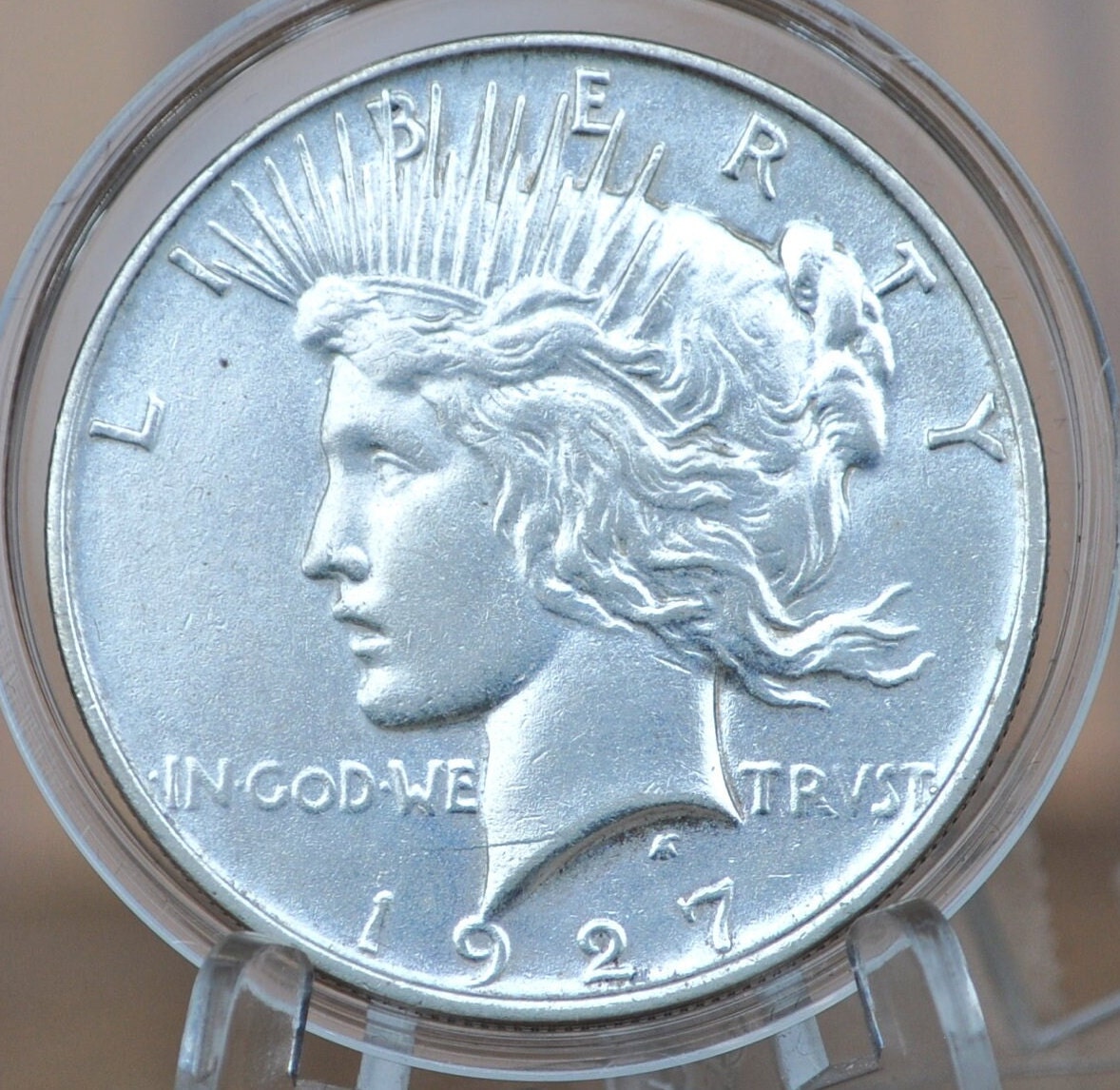 1927-D Peace Silver Dollar - Choose by Grade - Denver Mint - 1927 D Silver Dollar 1927D Peace Dollar Key Date
