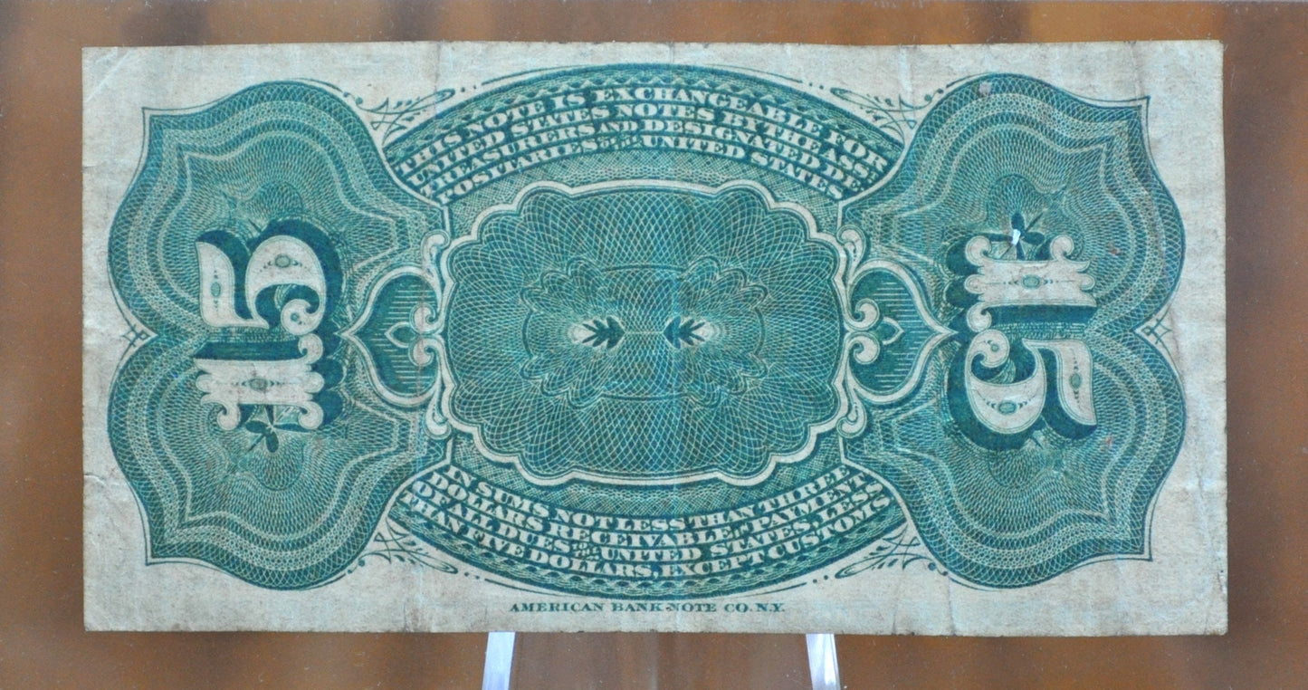 4th Issue 15 Cent Fractional Note 1863, Fr.1267 - Choose by Grade/Condition -Fourth Issue Fifteen Cent Note Fractional Note Fr1267 Authentic