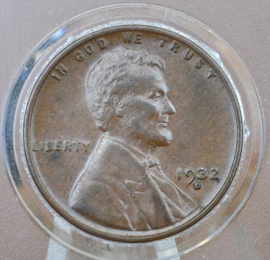 1932-D Wheat Penny - Choose by Grade - Denver Mint - 1932 D Wheat Ear Cent - Rarer Date & Mint for the 30's