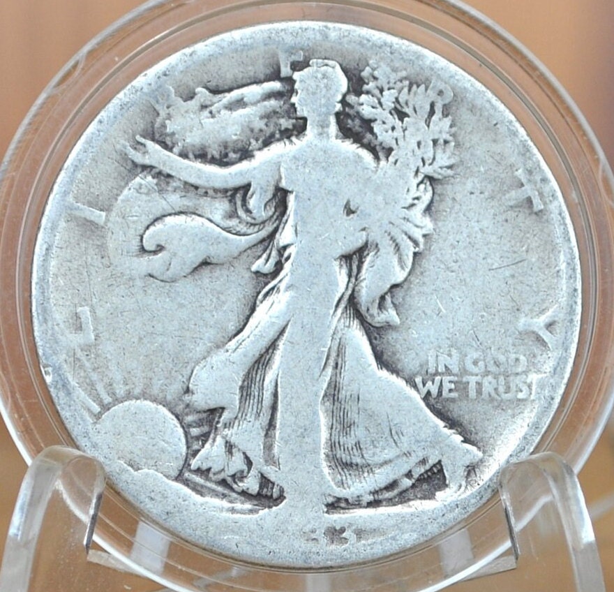 1933-S Walking Liberty Silver Half Dollar - Choose by Grade / Condition - San Francisco Mint - 1933S 1933 S Half Dollar - WLH 1933 S