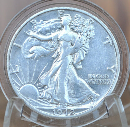 1942-S Walking Liberty Silver Half Dollar - Choose by Grade - San Francisco Mint - 1942S, 1942 S Half Dollar
